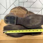 Womens Roper Cowboy Boots Size 11 Brown Suede Tooled Leather Floral Western Photo 7