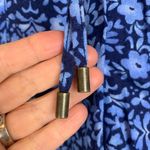 st. john's bay  Linen Blue Mid Rise Floral Print Shorts Size M New Photo 3