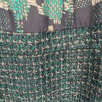 Talbots  Tweed Dress Sz 16P Blue Green Dark Academia Mixed Media Metallic Preppy Photo 4