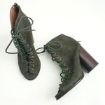 Jeffrey Campbell Jeffery Campbell Freelove Suede Lace Up Peep Toe Ankle Heel Booties Photo 2