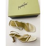 Jacqueline Ferrar  • Champagne Cream Glitter Strappy Heels Photo 3