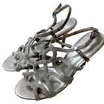 Adrianna Papell Adrianna Pappel Boutique Women’s 9M Silver Gray Rope Strappy High Heels sandals Photo 5