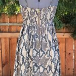 Parker Silk Snake Print Dress size M Photo 5