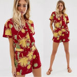 Free People NEW  Malibu Romper Floral Photo 4