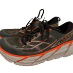 Hoka  One Women's Clifton 2 Grey & Orange Sneakers Size 6.5 Photo 3