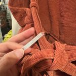 Free People NWT  Josephine Cord Jumper In Color Terra-cotta Photo 9