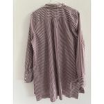 J Jill Tunic Womens XLT Button Down Red White Stripe Career Preppy Quiet Luxury Size XL Photo 1