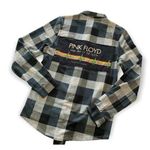 Via Penny Lane Reworked Apparel | Pink Floyd Plaid Button Up Shirt Small Green Photo 0