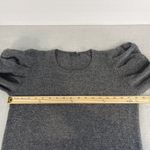1. State  Sweater Womens Medium Gray Puff Sleeve Minimalist Chic Preppy Capsule Photo 7