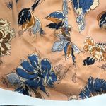 Topshop 8 Chateau Femme Print Satin Peach Kimono Jacket Topper Floral Photo 11