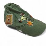 Cowboy Hat Olive Otto Flex‎ Western Embroidered Skull Horseshoe Sheriff Star Green Photo 5