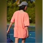 Free People NWT Movement Hot Shot Tee Romper In Tulip Pink XL Photo 1