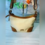 Dooney & Bourke   handbags leather J6001001 Beige/Brown Read Description Vintage Photo 1