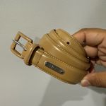 NWOT LRL Lauren Ralph Lauren Tan Nude Italian Leather‎ Belt L 39” Photo 1