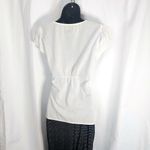 Calvin Klein Jeans Calvin Klein neck tie short sleeve blouse size medium Photo 2
