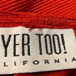 Byer Too California red ribbed dress Photo 4