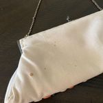 American Vintage VTG White, Pink & Black Buttons Embellished Clutch Wristlet Purse Handbag Photo 15