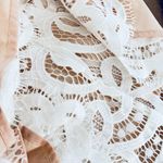 Lucy Paris embroidered beige crop top Size M Photo 8