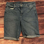 NYDJ  Women's Briella Bermuda Denim Shorts Size 16 Plus Size Photo 0