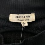 Heart & Hips  Open Back High Neck Maxi Dress L Black Ribbed Bodycon Short Sleeve Photo 5