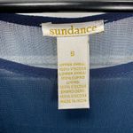 SUNDANCE Anderson Metallic Embroidered Cap Sleeve Shift Dress in Navy/Gold Blue Photo 2