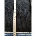 Caslon  Womens Open Front Cardigan Sweater Black Side Slits Ribbed Cuffs Size XS Photo 7