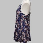 Shop the Trends navy paisley cutout tunic dress size large Photo 2