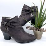 Naturalizer  Graham Suede Dark Grey Ankle Booties 9.5 Photo 0