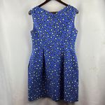 Kate Spade  Blue Animal Print Mini Dress Photo 3