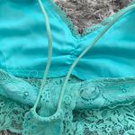 Flying Tomato  Lace Bralette in Mint Green Photo 3