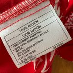 Ariat NEW Bandana V-Neck Tunic Short Sleeve Mini Dress Blouse Western Red XL NWT Photo 8