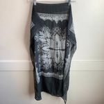 Charming Charlie Gray & White Patterned Scarf Photo 1