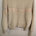 Lush Clothing Lush Holiday Hosting Sequin Stripe Sweater Ivory Photo 4