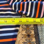 st. john's bay  L Classic 1/4 Zip Long Sleeve Striped Shirt Multi Color women’s Photo 5