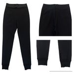 Stella McCartney Black Stretch Zip Cuff Panelled Ponte Pants IT 42 US 6-8 Photo 1