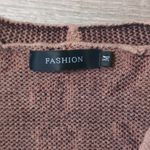 Fashion Cheetah Print Open Cardigan Size Medium Tan Photo 1