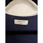 Aritzia Babaton Bodysuit Womens Large Original Contour Squareneck Navy Blue Photo 2
