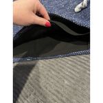 Alice + Olivia  blue elana tweed metallic ladies mini skirt size 12 Photo 4