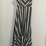 Cozy Casual  Asymmetrical Black and White Dress Photo 0