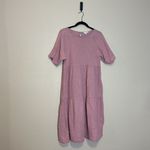 Johnny Was  Calme Raglan Tiered‎ Dress Size Small Blush Pink Photo 4