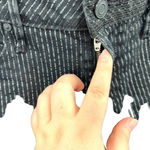 RtA Kiki Striped Kick Flare Textured Black‎ Jeans Pants Size 26 Black Photo 6