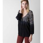 Gimmicks by BKE Womens  Dye Dip Open Back Flowy Boho Top - Sz S Photo 1