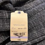 st. john's bay  petite medium heather charcoal long sleeve pullover ribbed shirt Photo 2