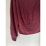 NWT OGL Non Itchy Wool Blend Boatneck Brami Long Sleeve Ruby Berry Size Large Red Photo 4