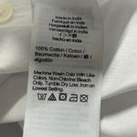 Madewell  Women's Oversized White Button Up Cotton Long Sleeve Shirt XS New Photo 10