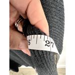 Adrienne Vittadini Dark Grey Cotton Ribbed Cardigan Size Large Photo 5