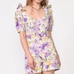 Adelyn Rae Anthropologie  Gina Floral Print Embroidered
Eyelet Romper Sz: S Photo 0