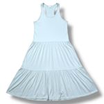 Sundry Anthropologie Womens Sleeveless Mint Green Tiered Flowy Maxi Dress Size M Photo 4