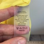 Vince Camuto  Yellow Chiffon Dress Baby Doll Split neck tiered long sleeve Small Photo 12