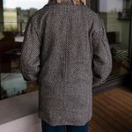 Free People  Ari Wool Peacoat in Black Photo 2